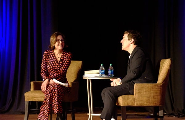 Ann and BJ Novak discussion, on CEX stage