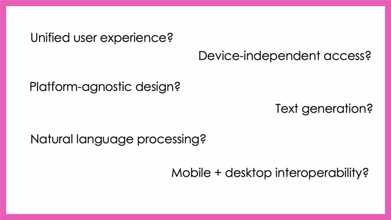 List of AI desired features or traits in question form
