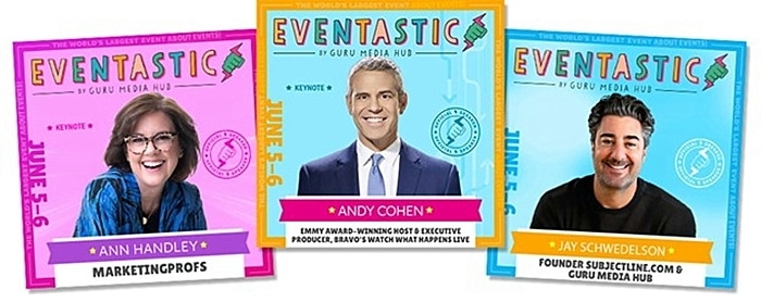 Eventastic event: Ann Handley, Andy Cohen, Jay Schwedelson
