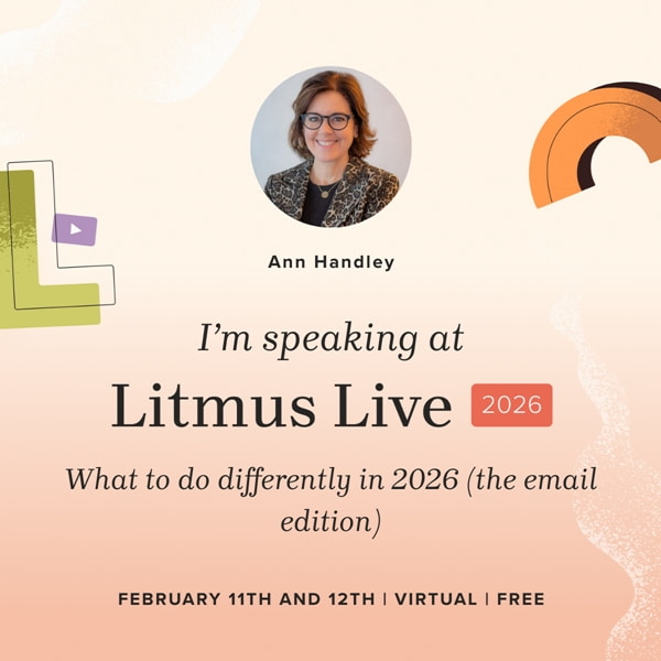 Ann to speak at Litmus Live