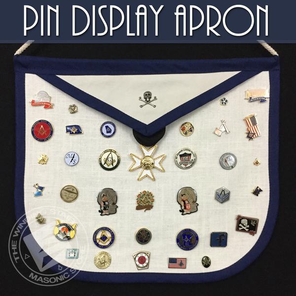Masonic Pin Apron