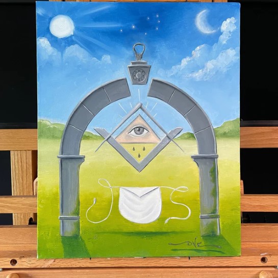 Royal Arch Original Oil Painting
