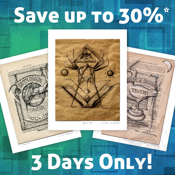 Save up to 30% on our Masonic Art