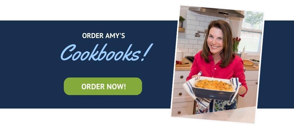 Order Amy's Cookbooks on Amazon