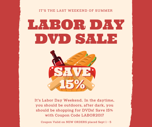 Save 15% on Labor Day [Coupon Code LABOR2017]
