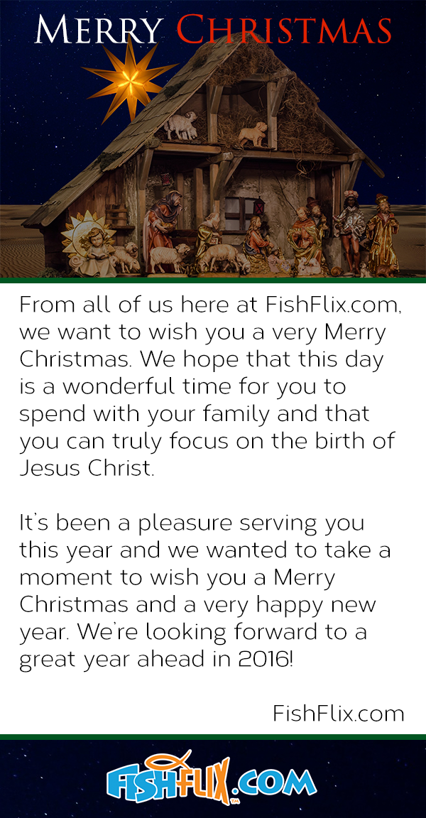 Merry Christmas from all of us at Fishflix.com!
