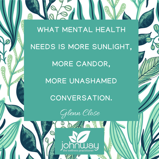 Mental health needs more... The Wellness Practitioner Facebook post