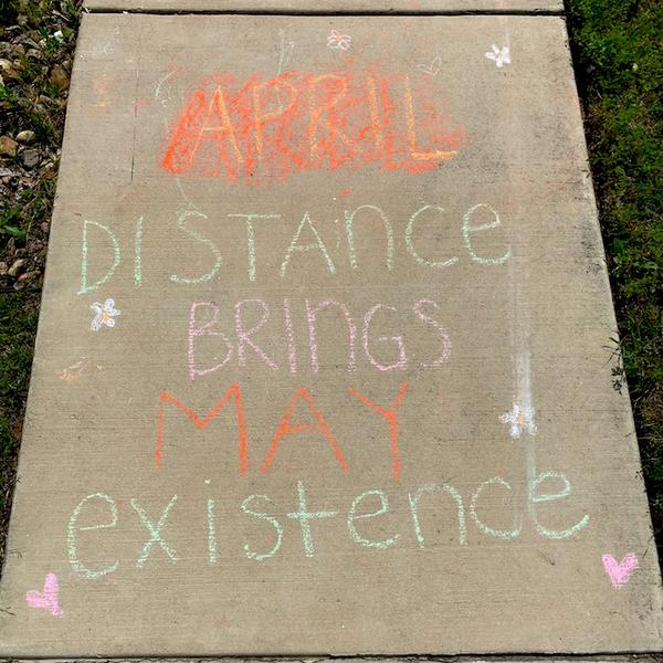 April distance brings May existence