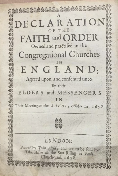 1658 Savoy Title Page