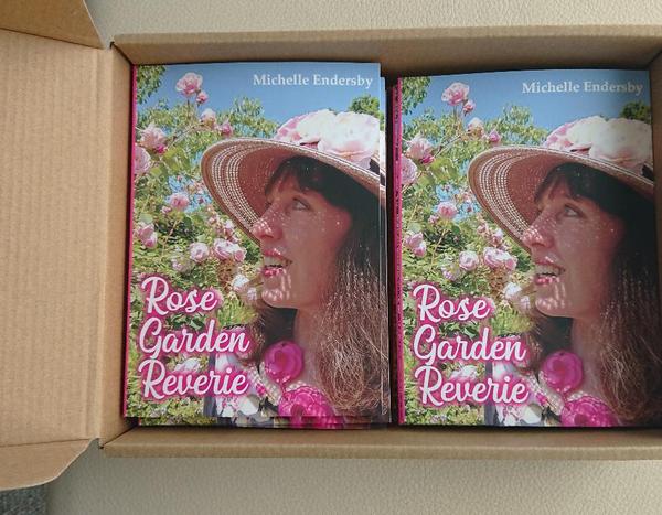 A box of Rose garden Reverie books