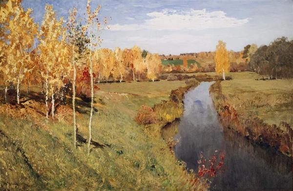 Golden Autumn - Isaac Levitan.