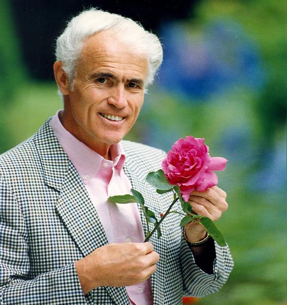 Yves Paiget with his Yves Piaget rose