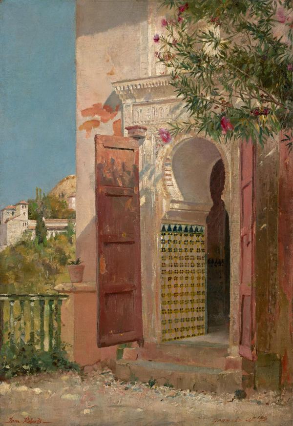 A Moorish Doorway - Tom Roberts 