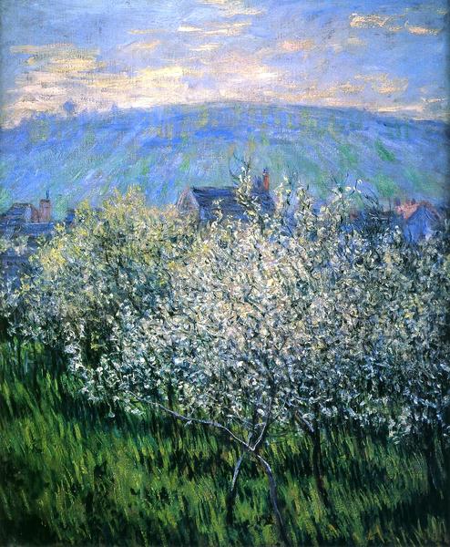 Plum Blossoms by Claude Monet 1879