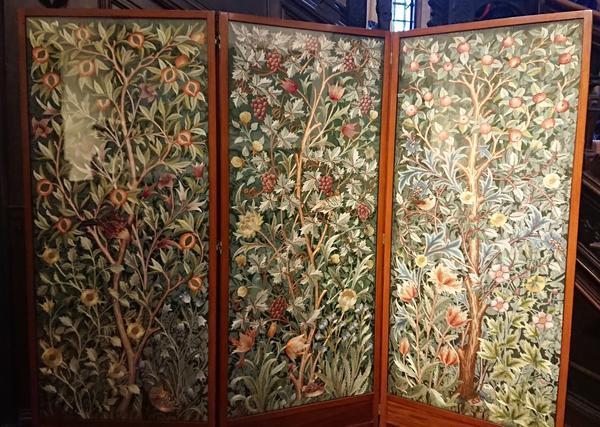 A William Morris tapestry screen