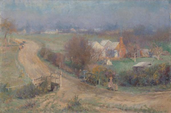 A Bright Winter's Morning - Walter Withers