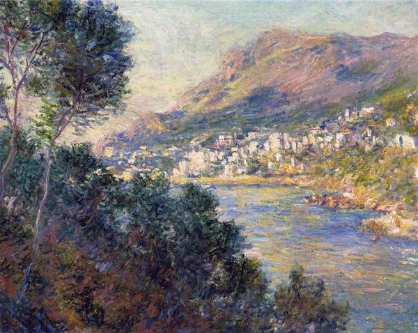 Monte Carlo seen from Roquebrune, Claude MONET - 1884 