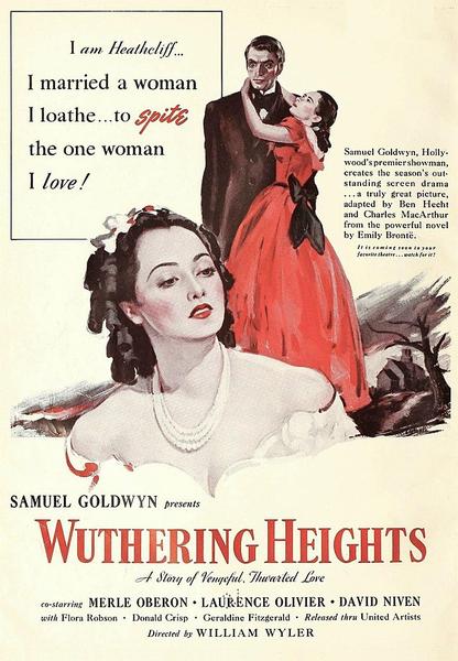 Wuthering Heights 1939 movie poster