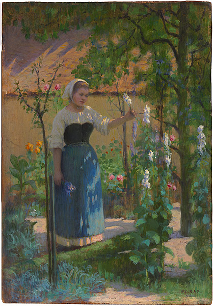 Woman in Garden - Iso Rae
