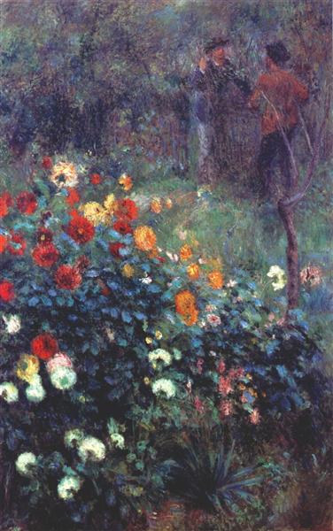 Garden in the Rue Cortot, Renoir 1876