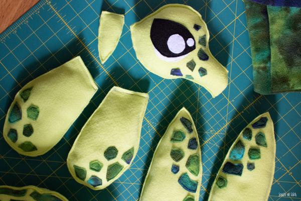 Stuffed Sea Turtle Sewing Pattern