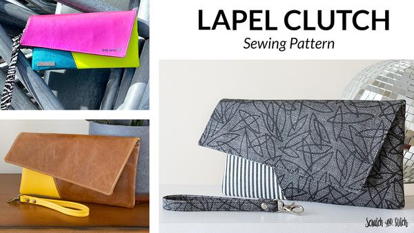 Lapel Clutch Sewing Pattern