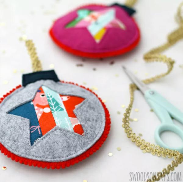 Quilted Christmas Ornaments