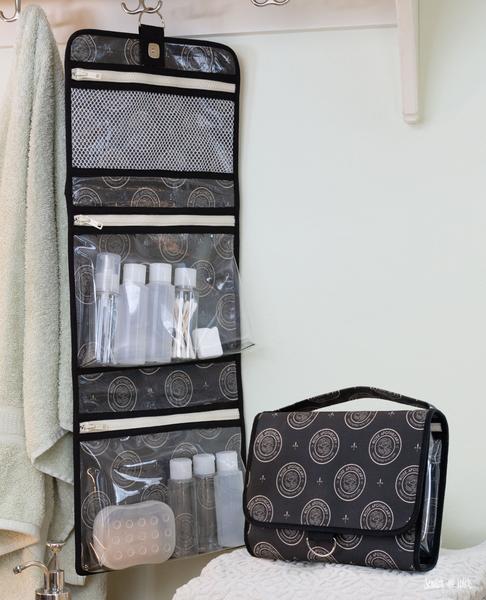 Tri-Fold Toiletry Bag Sewing Pattern