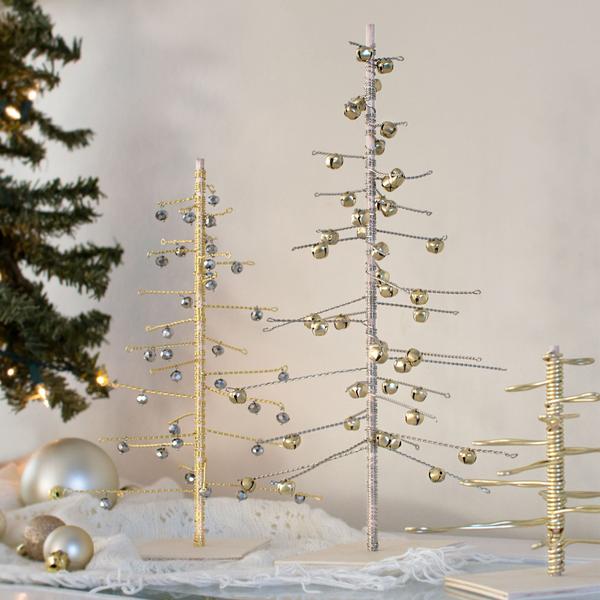 DIY Wire Christmas Trees