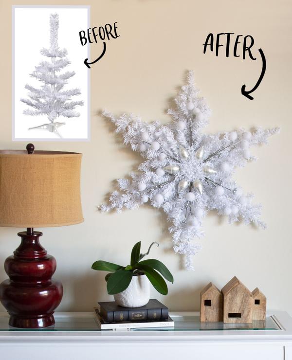 DIY Snowflake Wreath