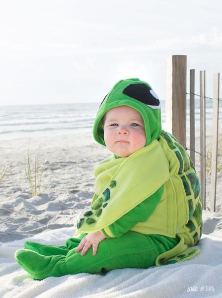 DIY Baby Sea Turtle Costume