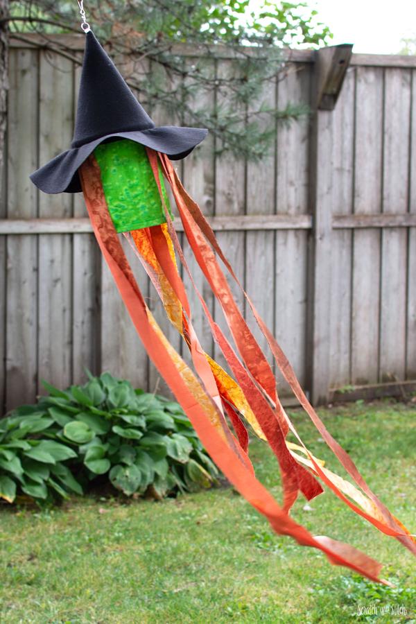 DIY Witch Windsock