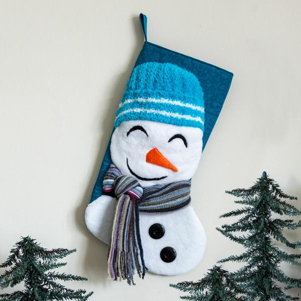 Snowman Christmas Stocking Pattern