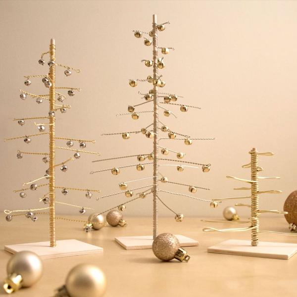 DIY Wire Christmas Tree Decor