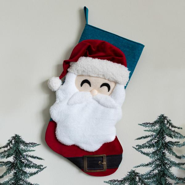Santa Christmas Stocking Pattern