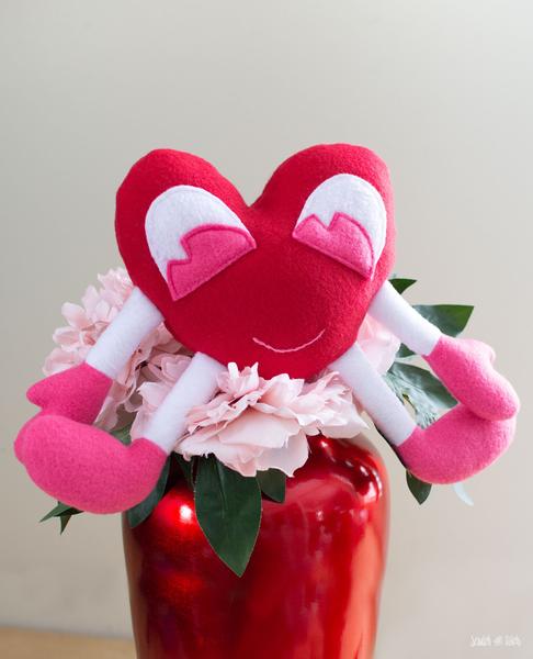 Free Heart Plush Sewing Pattern