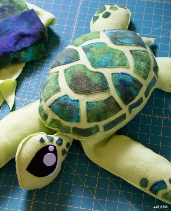 Plush Sea Turtle and Halloween Costume Sewing Pattern