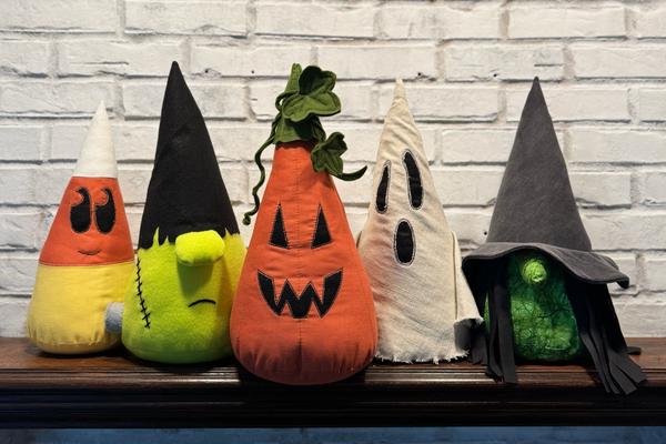 Plush Halloween Gnomes Sewing Pattern