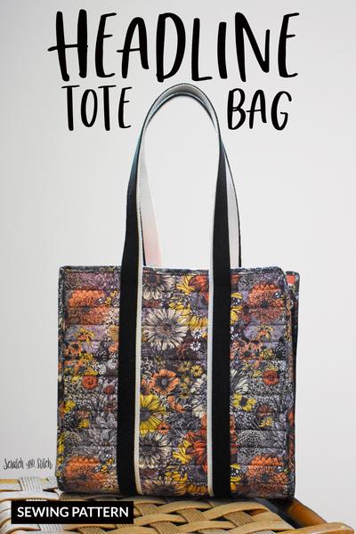 Quilted Tote Bag Sewing Pattern