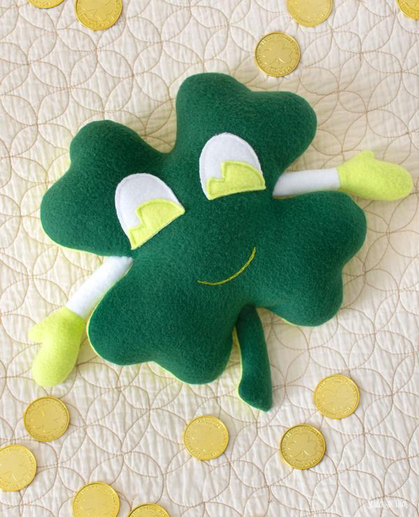 Plush Shamrock Sewing Pattern