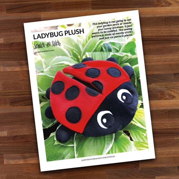Ladybug or Ladybird Sewing Pattern