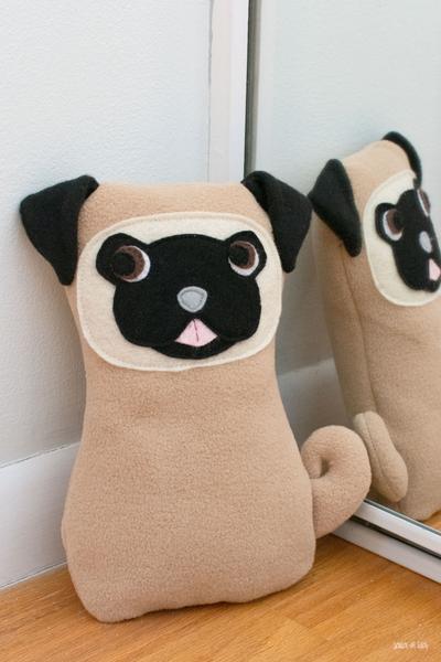 Easy Stuffed Dog Sewing Pattern