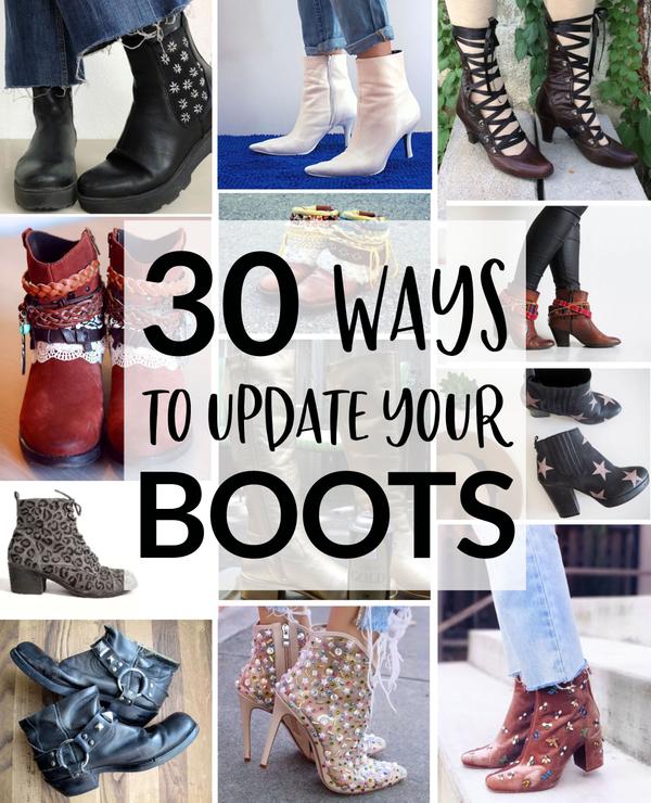 30+ Boot Refashion Ideas