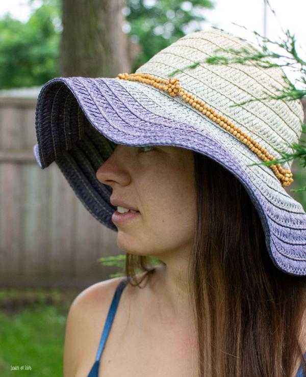 Upcycled Floppy Sun Hat