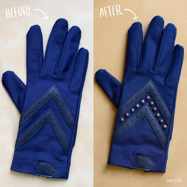 DIY Simple Gloves Refashion
