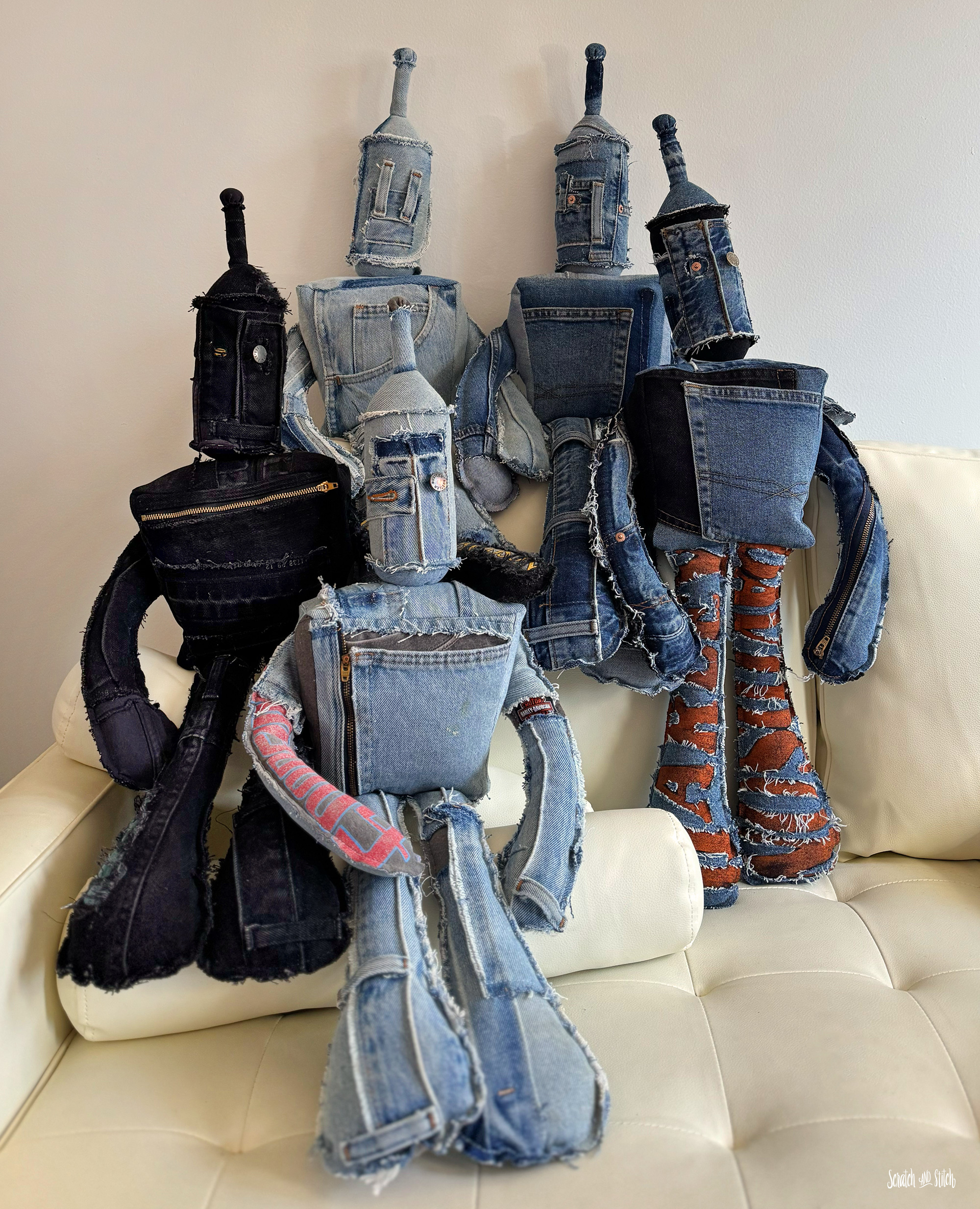 Denim Memory Love Bots