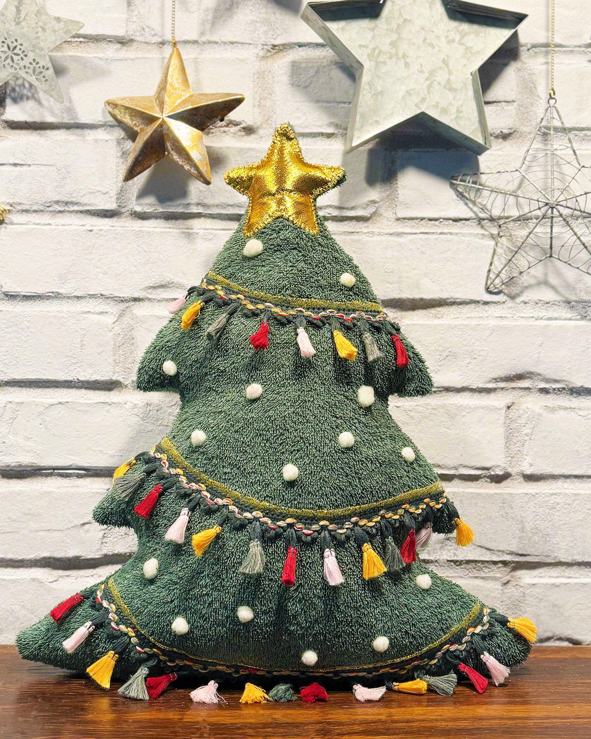 Plush Christmas Tree Pillow Sewing Pattern