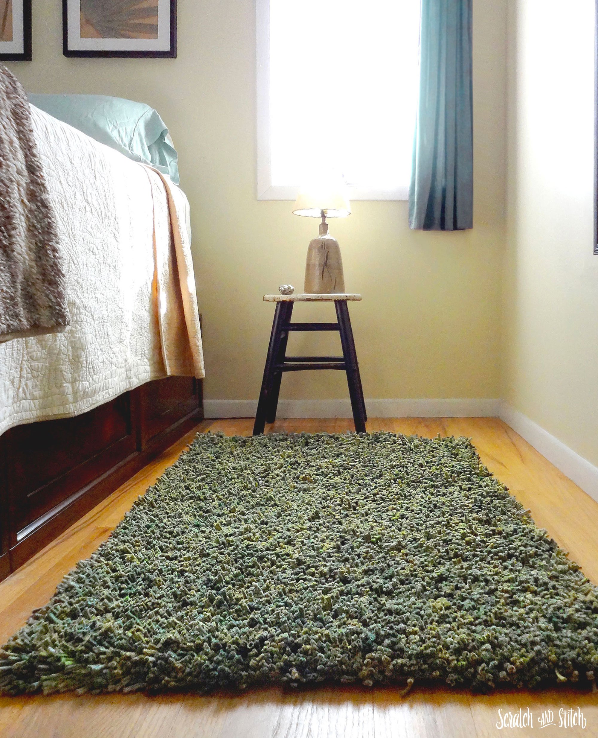 How to Make a Latch-Hook Rug from T-Shirts