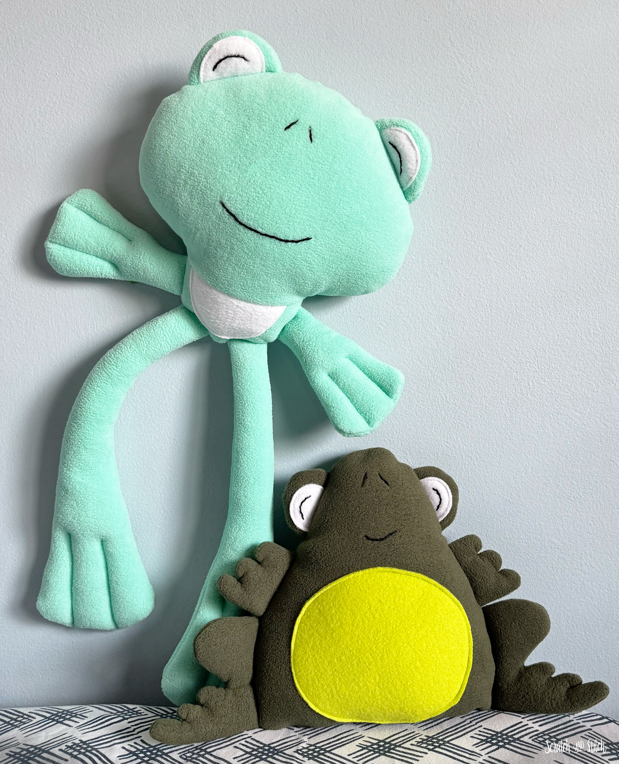 Frog and Toad Plush Sewing Patterns