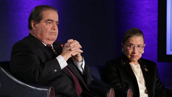 Antonin Scalia and Ruth Bader Ginsburg